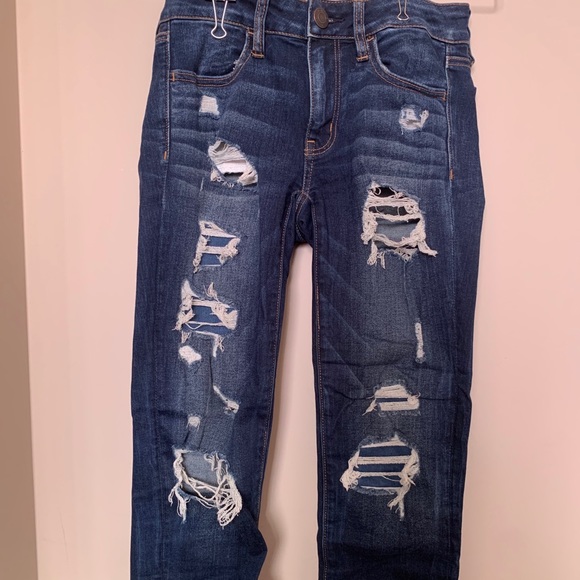 ❌SOLD❌American Eagle Ripped Skinny Jeans - Picture 2 of 14